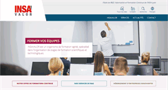 Desktop Screenshot of insavalor.fr
